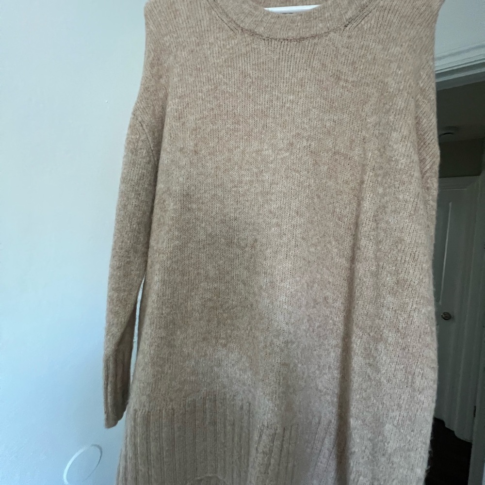 Zara Knit Sweater tan size M